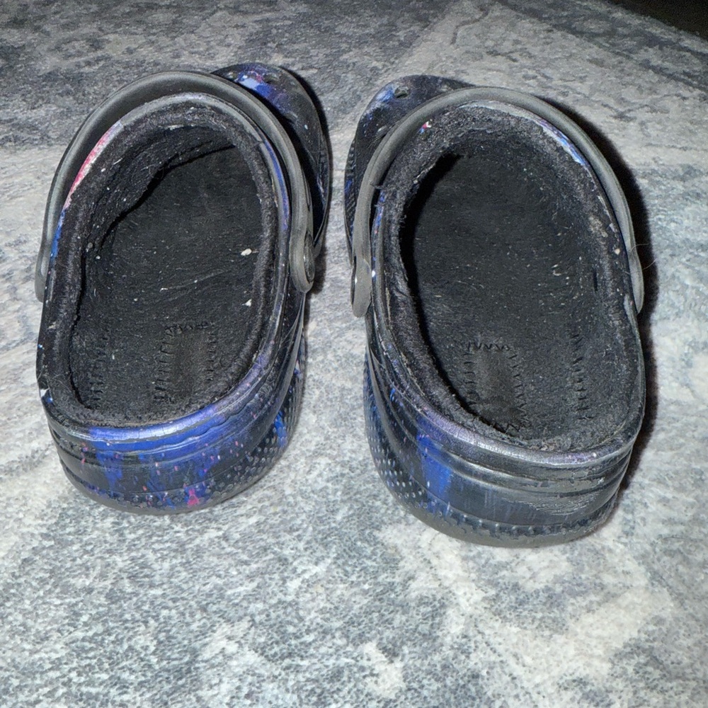 Purple Galaxy Crocs Clogs - Picture 3 of 4